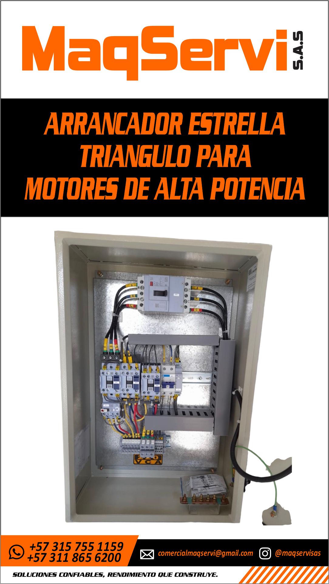Arrancador Estrella-Triángulo para Motores de Alta Potencia